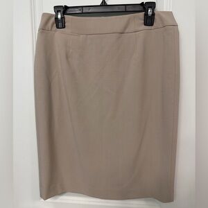 Calvin Klein Taupe Pencil Skirt